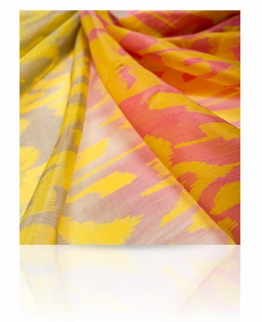 Палантин Женский S-IKKAT/PINK.GOLD